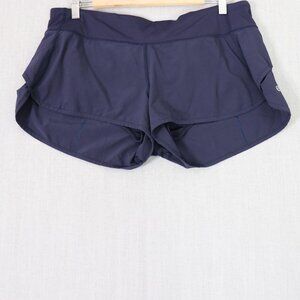 Lululemon Speed Short Womens 12 Midnight Navy